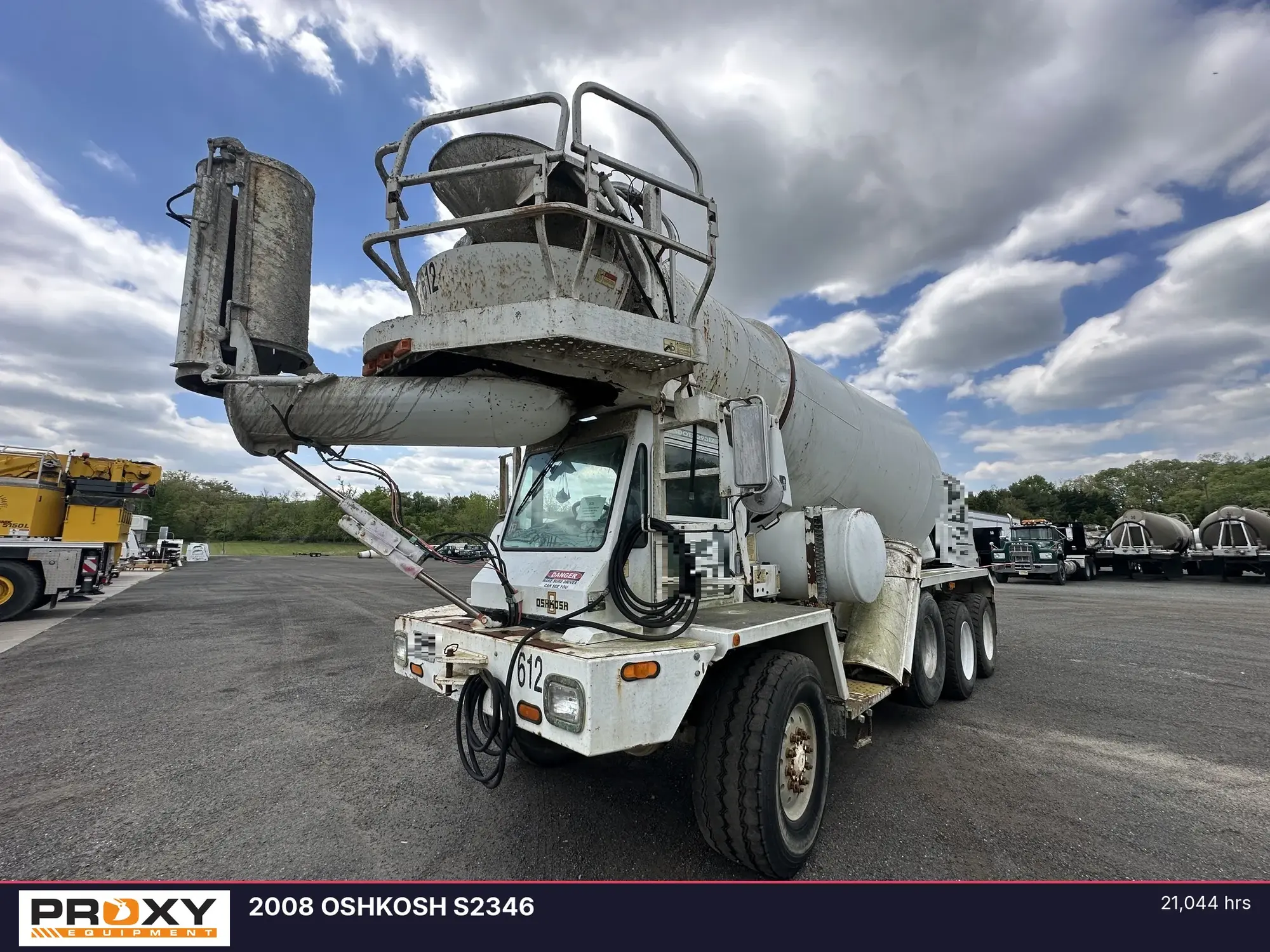 Used 2008 OSHKOSH S2346 Concrete Mixer Trucks New Jersey US | Proxy Equipment #1388748