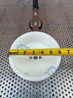 USED TOHNICHI DB100F-4A DIAL INDICATING TORQUE WRENCH W/ DA-06 CAP RING 45 FT./LBS