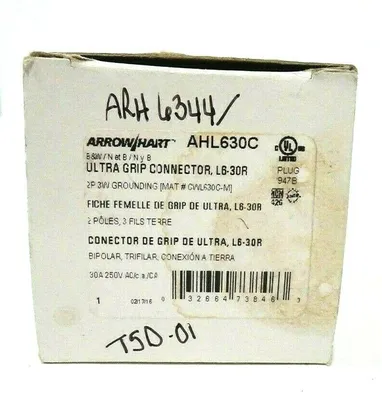 NEW ARROW HART AHL630C CONNECTOR
