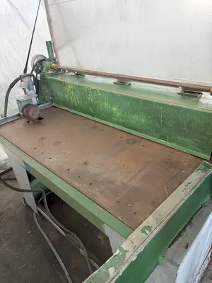 48” X 4" ARBOR STRILICH SLITTING LINE WITH FAMCO CUT OFF SHEAR & AMS CONTROLS. STOCK # 0664425