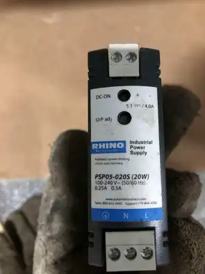 Rhino PSP05-020S Power Supply 20W DIN Rail Mount