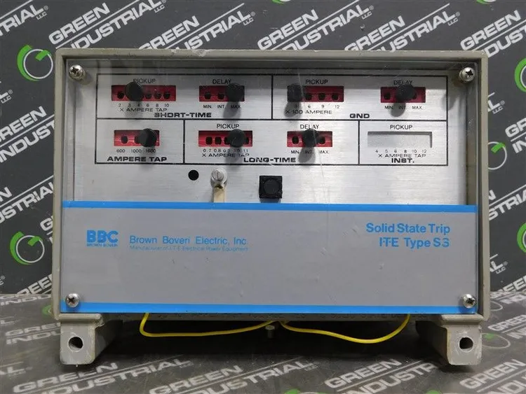 Used BROWN BOVERI ELECTRIC INC. _UNKNOWN_ Circuit Breaker Parts Wisconsin US | Green Industrial #679688