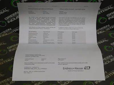 Endress Hauser CLM223-ID8005 Conductivity Transmitter 0-2000 mS/cm New