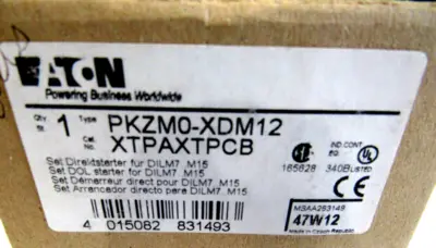 NEW EATON PKZMO-XDM12 CIRCUIT BREAKER TRIP PKZM0XDM12