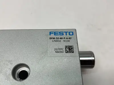 USED FESTO GUIDED DRIVE CYLINDER 32MM BORE 40MM STROKE 170932
