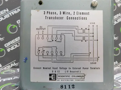 Scientific Columbus XL3-1K5A2 Exceltronic Watt Transducer 1000W Input Used