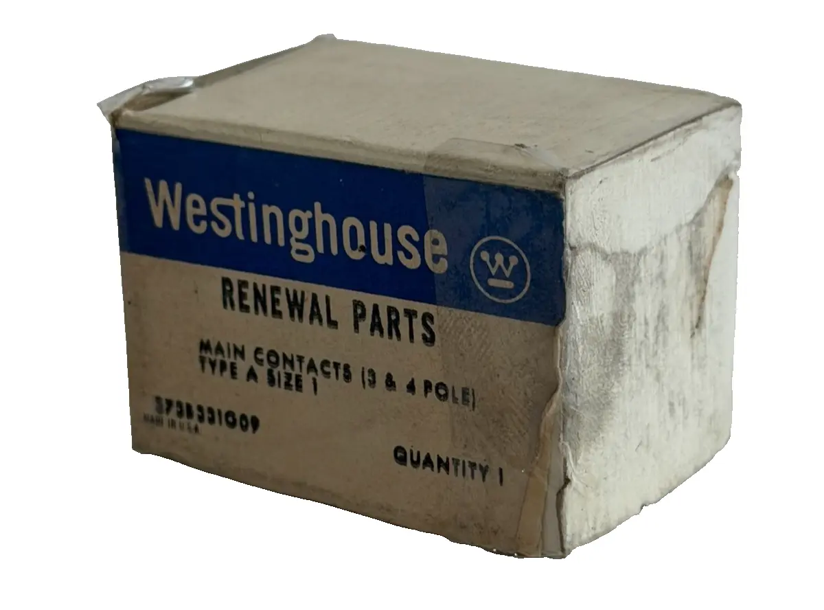 NEW WESTINGHOUSE 373B331G09 RENEWAL PARTS MAIN CONTACTS TYPE A SIZE 1