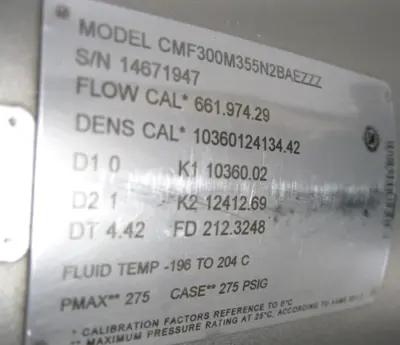 USED Micro Motion CMF300 M355N2BAEZZZ