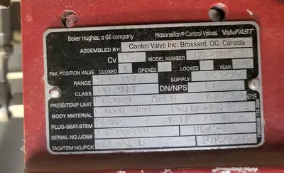 USED 2018 MASONEILAN 88-21124