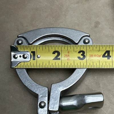 (10) Stainless Steel Tri-Clamps Tri-Clover 3” (See Photos) NNB Fast Shipping!