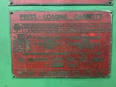 Used BRONX 1716 Press Brakes | Equipment Recovery Corp. #1330947