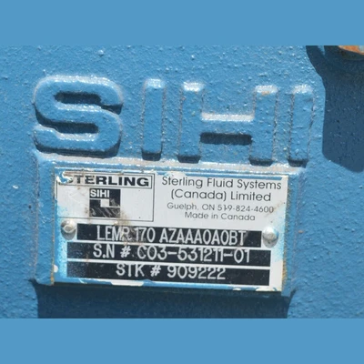 Sterling SIHI Vacuum Pump