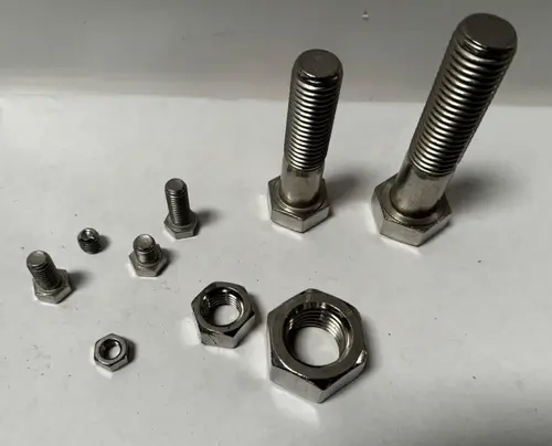 Large Lot of 304 Stainless Steel Bolts Nuts Allen Screw 2,300 Lbs