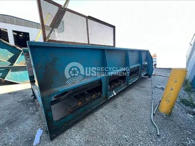 Unknown Manufacturer: Used Combo Infeed Conveyor with Pit