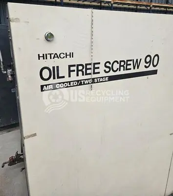 Used HITACHI DSP-90A6-M125 OIL-FREE SCREW 90 AIR COMPRESSOR Non-Lube Air Compressors New York US | US Recycling Equipment #1342528