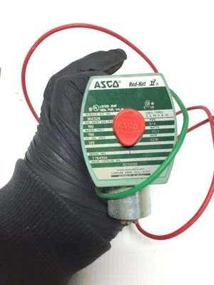 Asco 8210G88 Red Hat Valve 3/4″ NPT 17.1Watts 125/150PSI 2/3/3S/4/4X ENCL Type