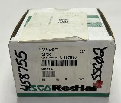 Used ASCO HC8314H007 Solenoid Valves Ohio US | Surplus Asset Holdings #1237407
