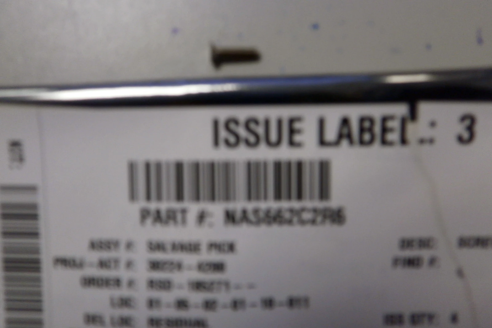 NEW Fastner Group NAS662C2R6