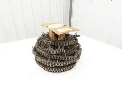 Dematic FMH 20052-000 Cable Chain Loop Ring Attachment #50 Roller Chain 80Ft