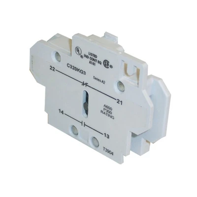 Eaton C320KG2 Side Mounted Auxiliary Contact, Pressure Plate, 1NC [New]