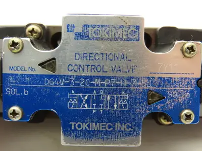 Tokimec Vickers DG4V-3-2C-M-P7-H-7-50 Hydraulic Directional Solenoid Valve 24V
