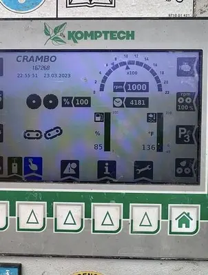 USED 2014 KOMPTECH CRAMBO 5000