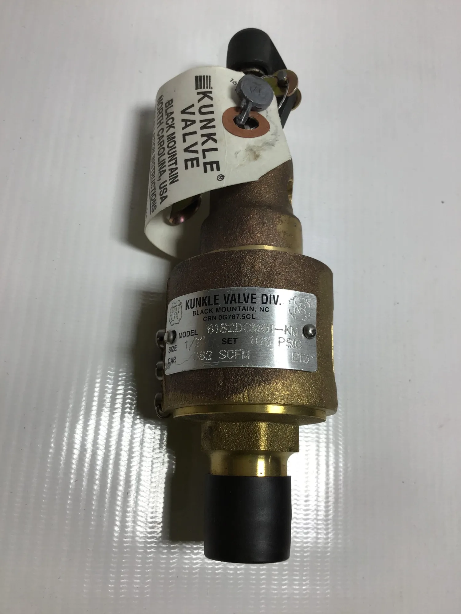 Kunkle 6162DOMO1-KM-0165 Safety Relief Valve – 1″ Inlet x 1-1/4″ Outlet, 165 psig