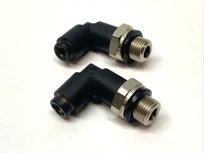 New | in-Stock Legris Parker Push-Fit 90 Degree Elbow Fitting 1/8" NPT LOT OF 2 Parts (Hydraulics and Pneumatics) Michigan US | Maverick Industrial Sales #1391280