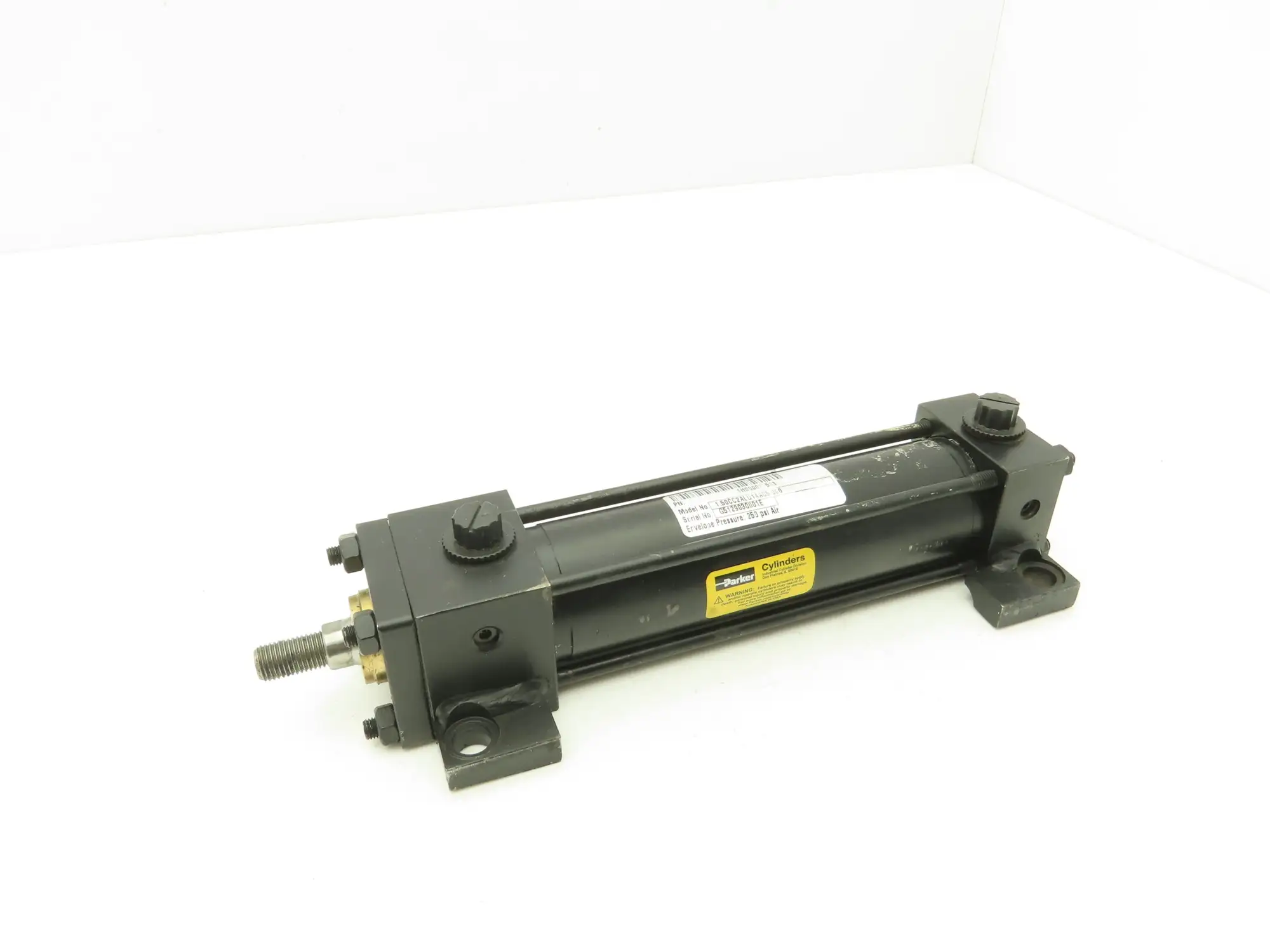 Parker 1.50CC2ALU14AC5.000 Pneumatic Air Cylinder 1.5" Bore 5" Stroke 250PSI