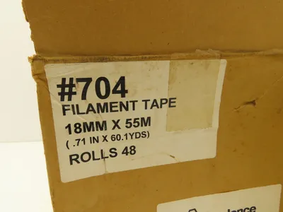 Covalence #704 Filament Tape 18mm x 55m (.71 IN x 60.1 YDS) 48 Rolls