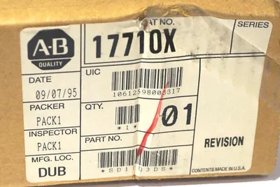 NEW ALLEN BRADLEY 17710X OUTPUT MODULE
