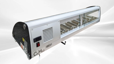 171-0309 59" Self Contained Sushi Display Cooler Case