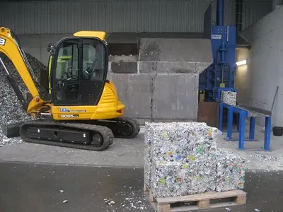 USED 2013 ATM SCRAP BALER 40X40