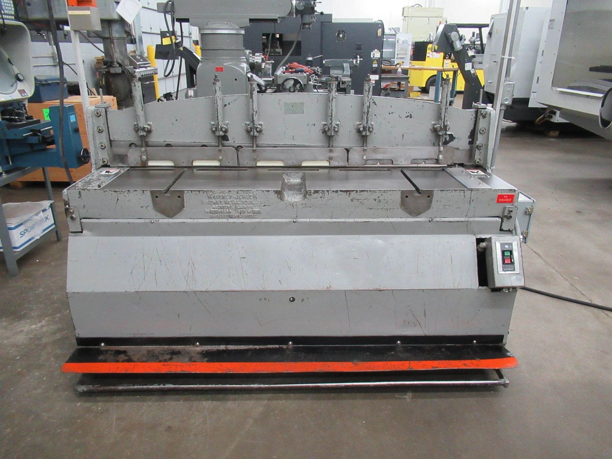 Used WHITNEY-JENSEN 7260 Power Squaring Shears (Gauge) Minnesota US | Machinesused.com #1546998