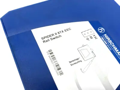 USED HIRSCHMANN DIN-RAIL ETHERNET SWITCH 8-PORT
