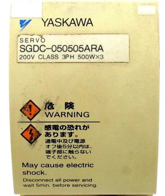 USED YASKAWA SGDC-050505ARA DRIVEPACK SERVO UNIT SGDC050505ARA