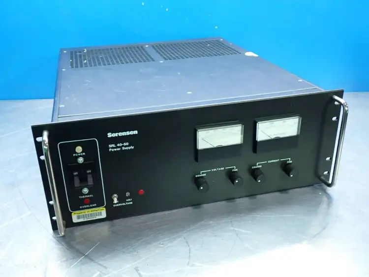 Used SORENSEN SRL4050 AC/DC Power Supplies Ohio US | HGR 24 #941852