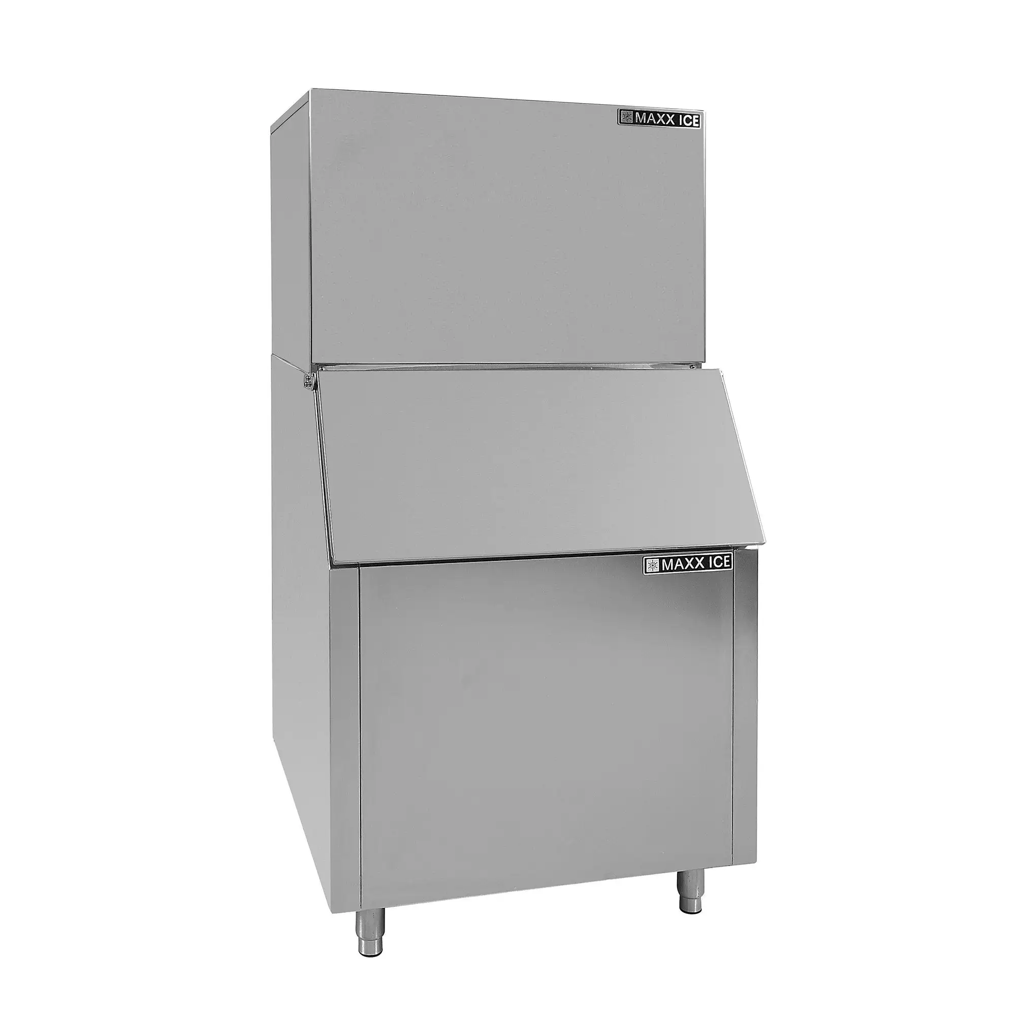 Maxx Ice Modular Ice Machine, 30"W, 1000 lbs and 400 lbs Storage Bin, SS