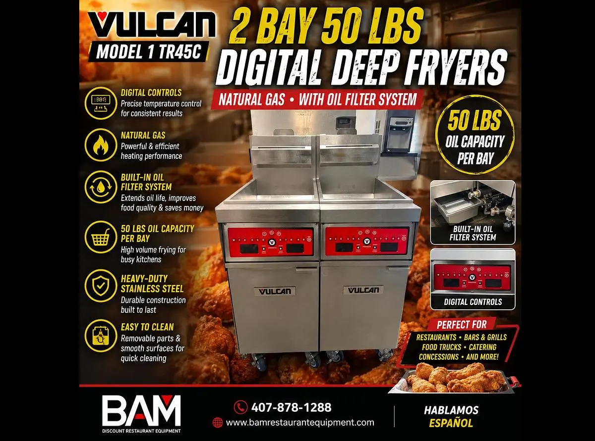Used VULCAN HART 1 TR45C Cookers / Coolers / Fryers Florida US | BAM Discount Restaurant Equipment #1314150