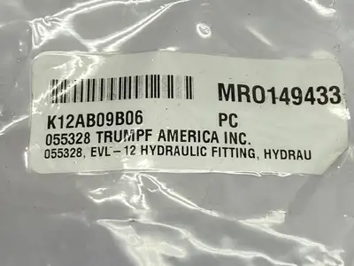055328, EVL-12 | Trumpf 055328 Hydraulic Tee Fitting EVL-12 - New Other