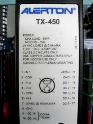 NEW Alerton Ibex TX-450