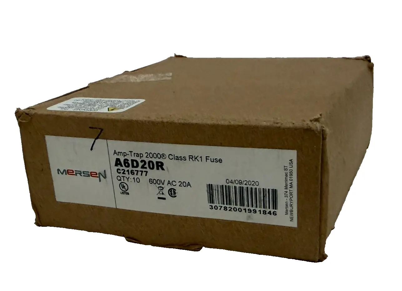 NEW MERSEN A6D20R CLASS RK1 FUSES LOT OF 7