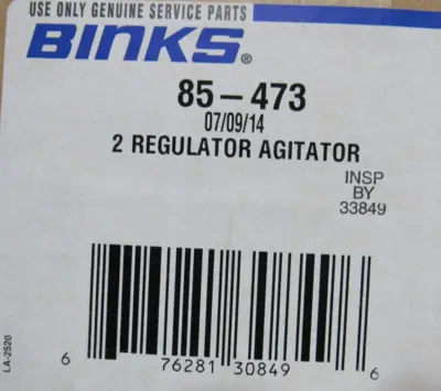 NEW BINKS 183G-523 SPRAYER PRESSURE TANK 5 GAL 183G523
