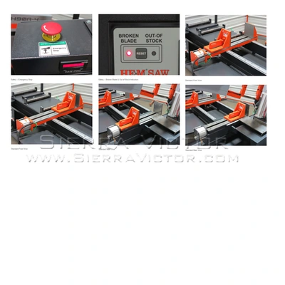 HE&M SIDEWINDER A-4 Horizontal Bandsaws Auto | Sierra Victor Industries (6)