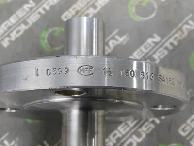 MFF 0599 1-1/2" Flanged Thermowell 150 Class B16 SA182 F316/F316L 725085 Used