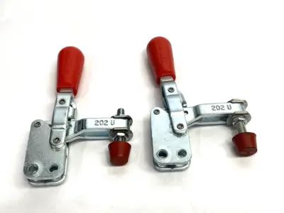 Used DESTACO Vertical Hold-Down Toggle Locking Clamp 200lb Capacity LOT OF 2 Clamps Michigan US | Maverick Industrial Sales #1400864