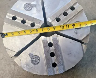 14" Lathe Chuck Aluminum Soft Jaws Abbott KTT15P6 CNC