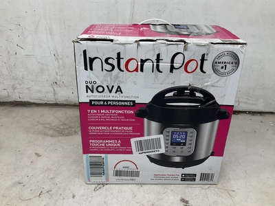 Used INSTANT POT DUO NOVA 60 Restaurant Small Appliances Michigan US | Miedema Asset Management Group #1342167