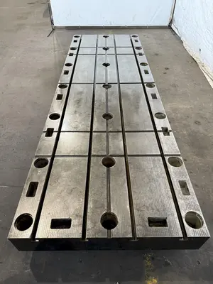 48" X 147" T SLOTTED FLOOR PLATE. STOCK # 1120624