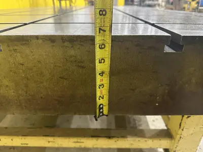 5' X 10' STEEL LAYOUT TABLE: STOCK #22156